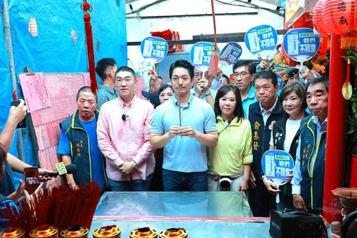 與美女立委到基隆挺謝國樑 蔣萬安:為罷免而罷免是傷害民主