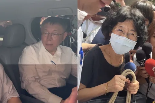 柯文哲遭約談！陳佩琪默默上車隨夫赴廉政署　現場畫面曝光