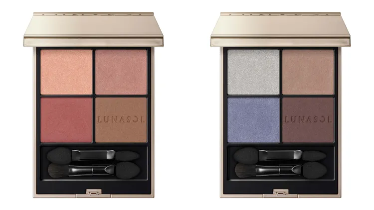 東井彥晴特別推薦的晶巧霓光眼彩盒N#02（左）、#EX01（右）