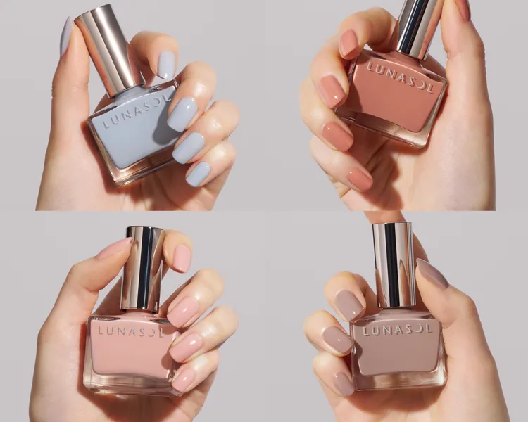 晶巧凝色指采（上排左至右）#EX48、#EX49；（下排左至右）#12、#13，各690元。品牌提供