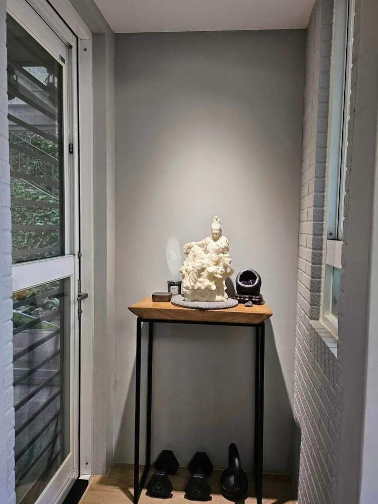 玄關。翻攝黃大米臉書