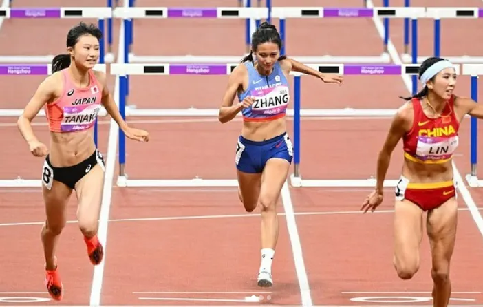 張博雅專長項目為100公尺跨欄。翻攝《@zby0403》IG（中華奧會提供）