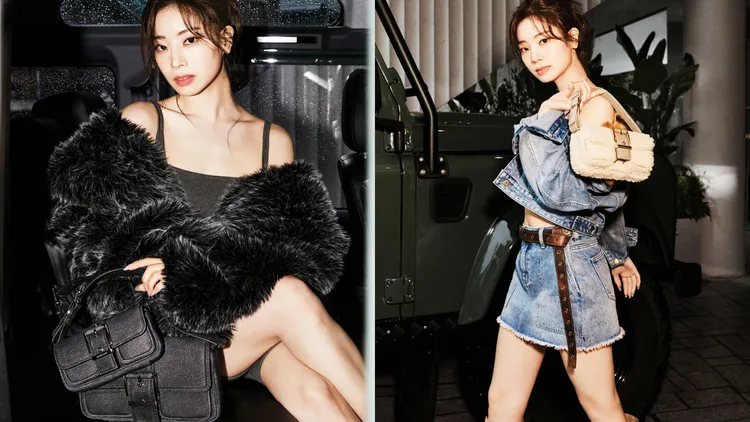 多賢搭配分別演繹羊皮、羊毛款的Colby Bag。品牌提供