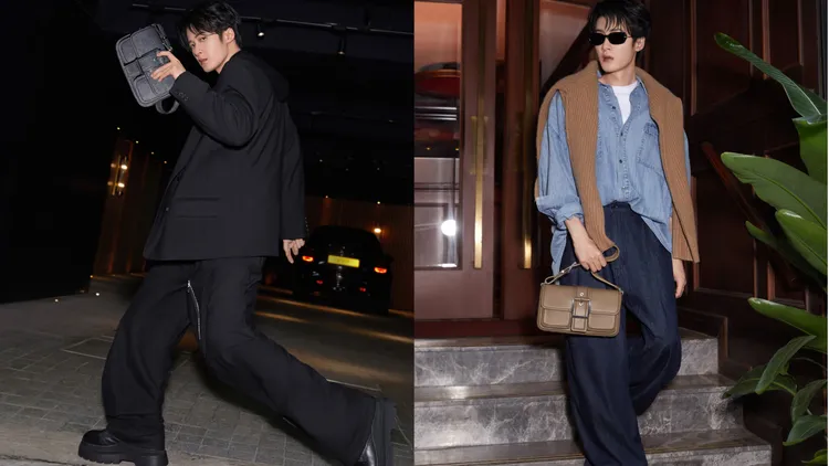 檀健次搭配不同款式的Colby Bag。品牌提供