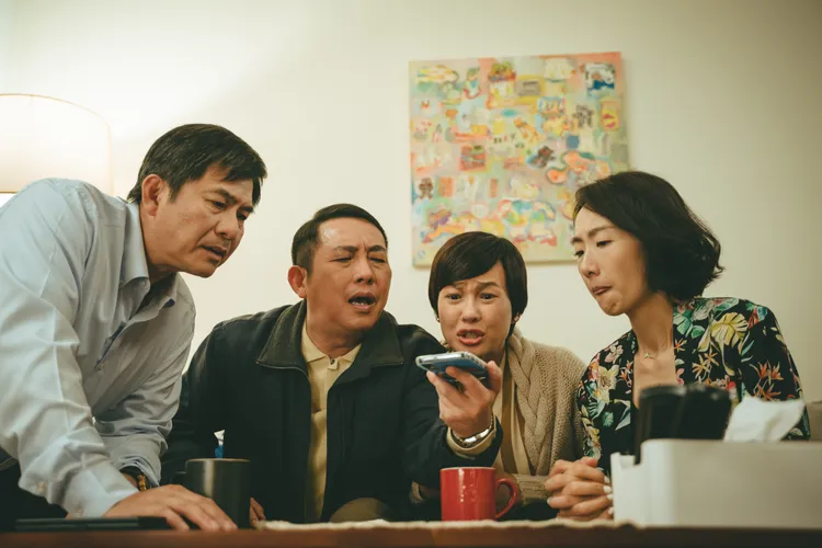 陸明君（右起）、阮氏翠恆、屈中恆、洪都拉斯搭檔。CATCHPLAY+提供