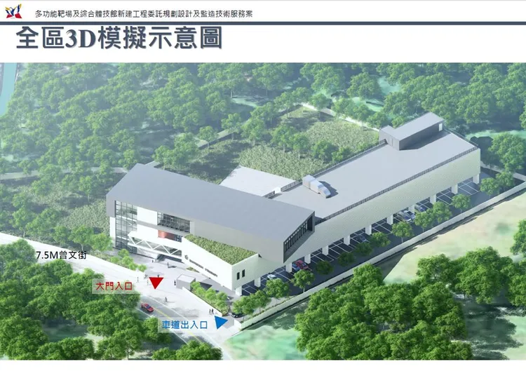 台南市警局計畫在六甲飛彈基地建置多功能訓練中心，預計完工後每天會有近200名員警前往訓練。台南市警局提供