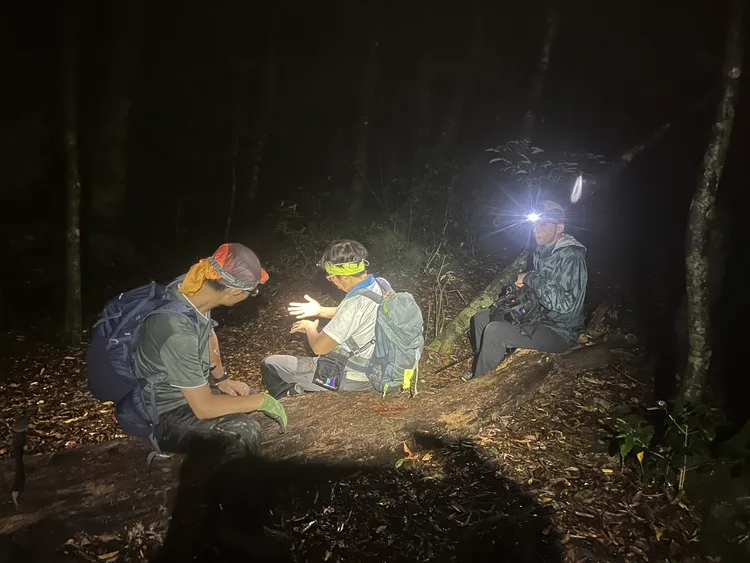 3名登山客獲救。消防局提供