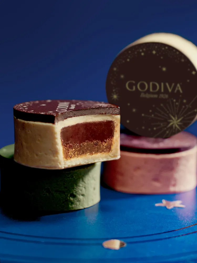 GODIVA中西碰撞的巧克力月餅品項成近年中秋贈禮熱門首選。業者提供
