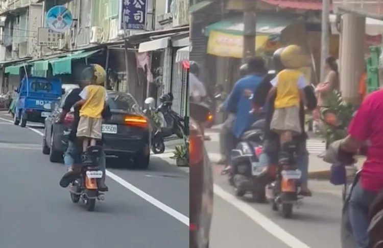 高雄市社會局指這種行為已經違反兒少法，將請警方調查並依法處理。翻攝照片