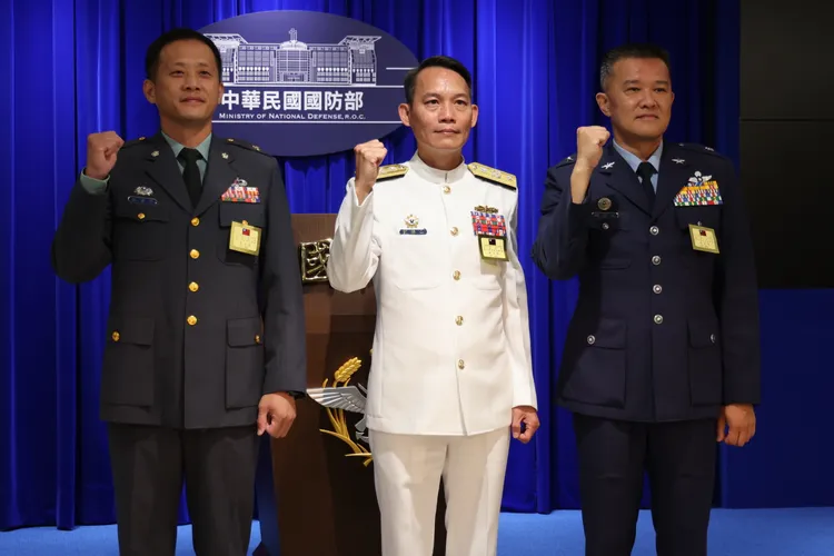 海軍一三一艦隊少將艦隊長劉勝山為海軍第一位阿美族少將。李俊毅攝