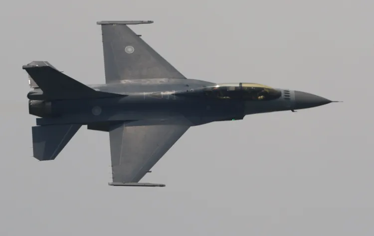 空軍F-16V戰機。李俊毅攝