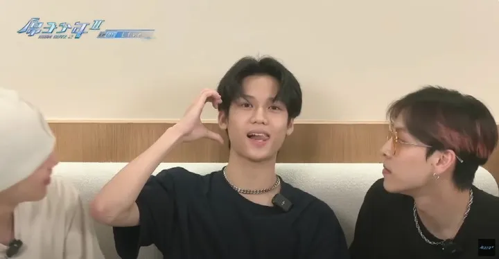 《原子少年2》陳彥旭直播可愛三連拍，吸引粉絲瘋狂截圖。踢帕娛樂提供