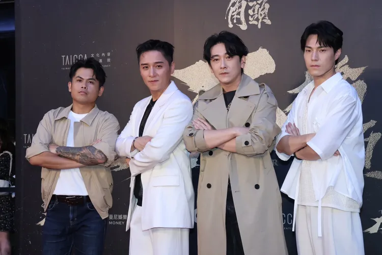 張再興（左起）、鄭人碩、施名帥、唐振剛。莊宗達攝