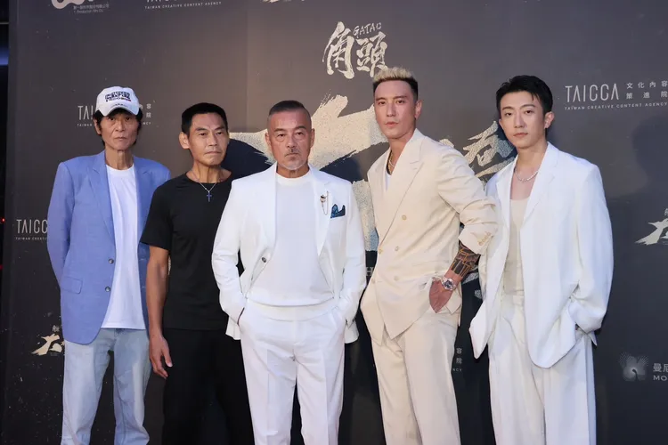 喜翔（左起）、夏靖庭、龍天翔、王陽明、張懷秋。莊宗達攝