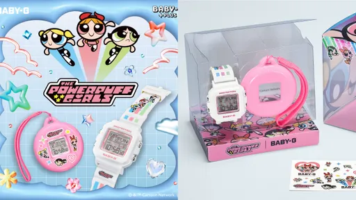 可爱力爆棚!飞天小女警联名BABY-G 腕表、吊饰一次拥有