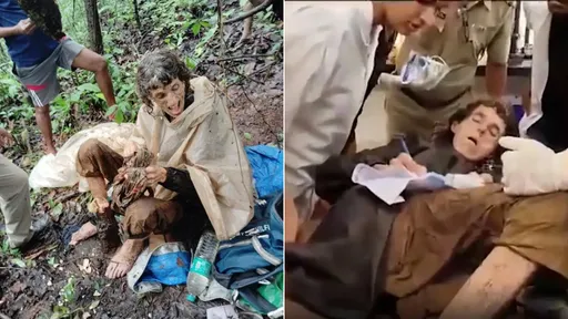 她被鐵鍊綁樹「囚禁森林挨餓40天」 瘦若乾屍揭兇手是前夫