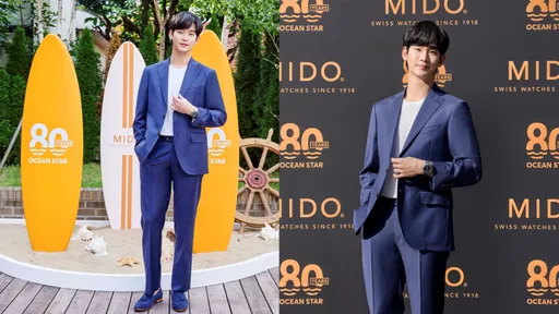 金秀賢是不是狀態又回春？　韓國現身MIDO活動臉蛋澎又亮