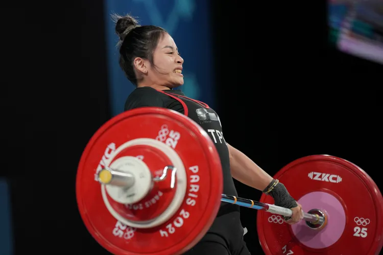 方莞靈為媽媽拚奧運。 美聯社