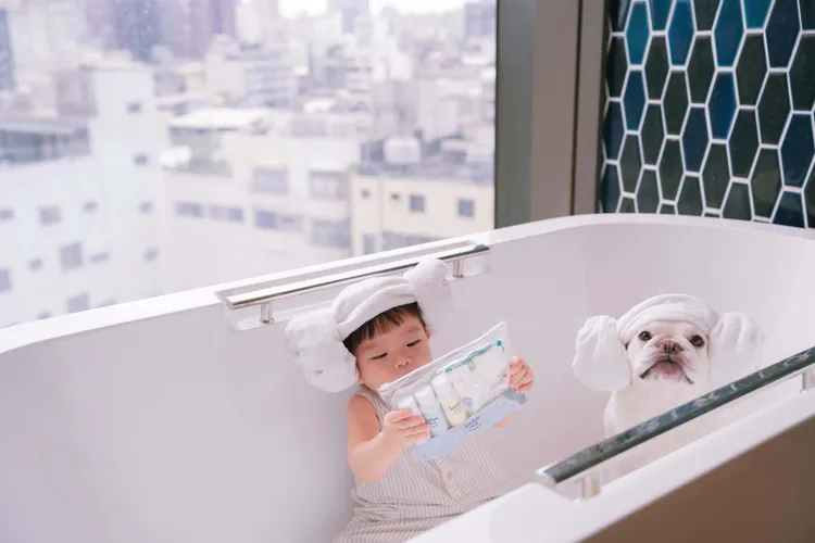 每房可免費攜帶一隻25公斤以下的貓狗，現場加價800元可再多帶一隻。業者提供