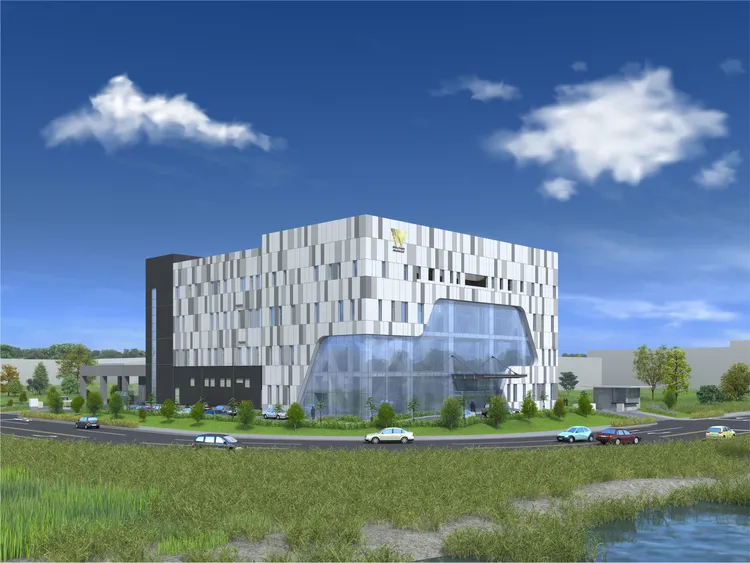 宇晨材料將投資五億設廠屏東，預計2026年完工進駐。縣府提供