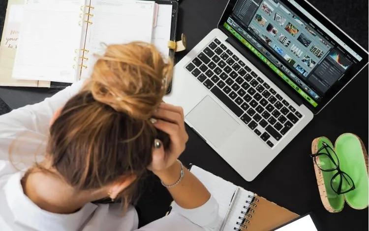 焦慮。示意圖。取自pexels