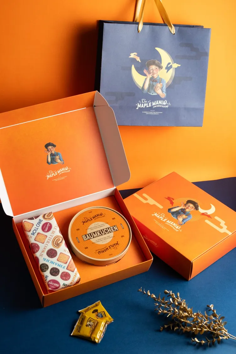 中秋限定年輪綜合禮盒。業者提供