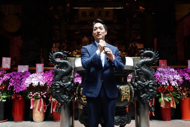 蔣萬安今（1日）出席活動，對創意私房出現北市教師一事做出說明。北市府提供