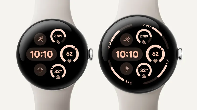 Pixel Watch 3推出了41公釐與更大的45公釐兩種尺寸選擇。Google提供