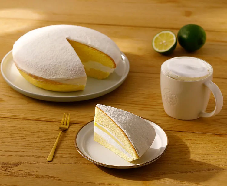 清爽檸檬風味的「檸檬波士頓派」。星巴克提供