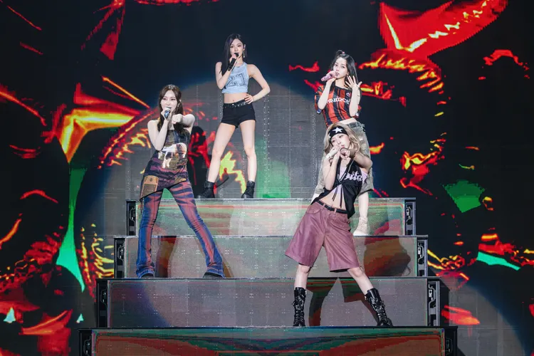 aespa又唱又跳，讓全場9000名粉絲聽了熱血沸騰。iMe TW提供