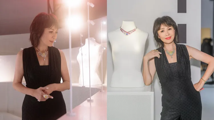 劉嘉玲日前來台欣賞香奈兒SPORT亞太區高級珠寶展。品牌提供、翻攝carinalau1208 IG