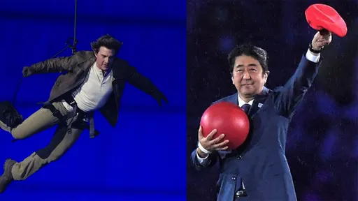 巴黎奧運|不甩阿湯哥閉幕空降 日網瘋狂緬懷「安倍瑪利歐」