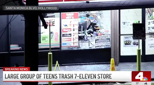 加州刚签署新法严惩抢劫商家 数小时后嚣张青少年连抢3家7-11超商