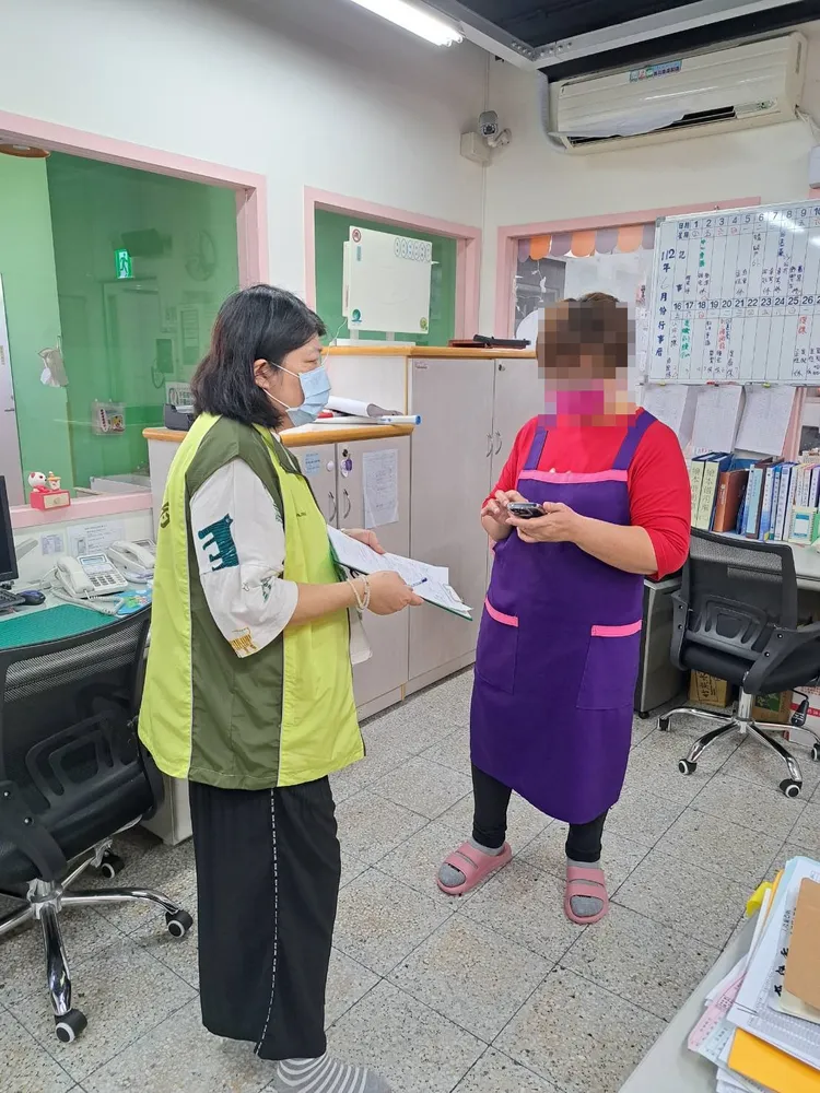 社會局日前稽查托嬰中心。翻攝畫面