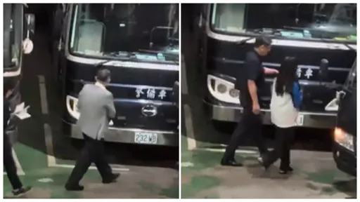 京華城案收押!沈慶京、應曉薇「戴銬上囚車」畫面曝光