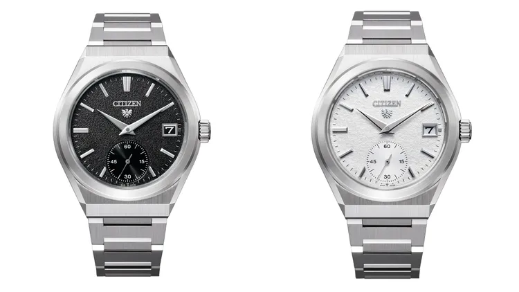 「The CITIZEN Cal.0210機械腕錶」NC1000-51E（黑色款）、NC1001-58A（白色款），各26萬8000元。品牌提供