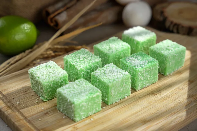 外型吸睛的「斑蘭椰汁雪花凍」在Sunny Buffet也能品嘗到。業者提供