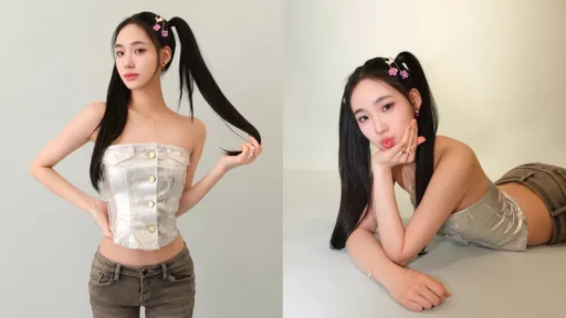 小S女兒Lily綁雙馬尾好俏皮　辣套銀色馬甲視線全被水蛇腰搶走