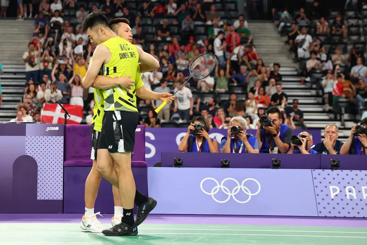 「麟洋配」連2屆奧運打進金牌戰。 中央社