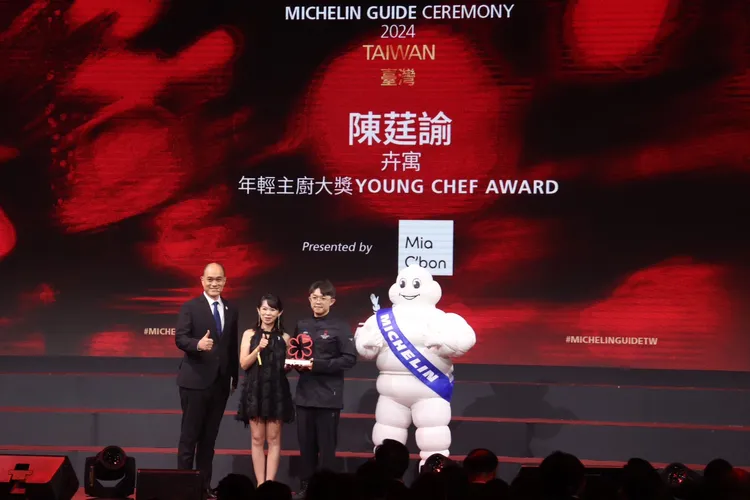 米其林年輕主廚大獎由卉寓的陳莛諭獲得。莊宗達攝影