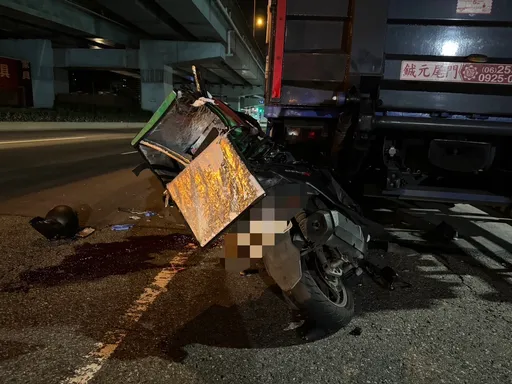 大貨車司機違停紅線吃消夜 害外送員追撞車尾喪命