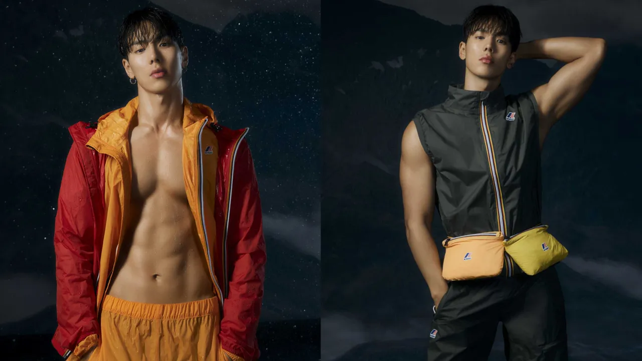 MONSTA X隊長SHOWNU成為K-WAY首位全球代言人。品牌提供