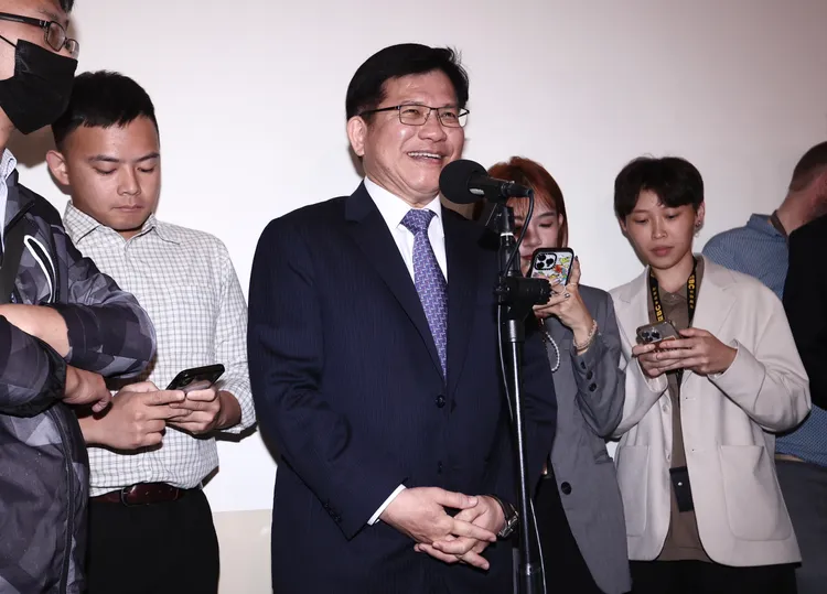 外交部長林佳龍。彭欣偉攝