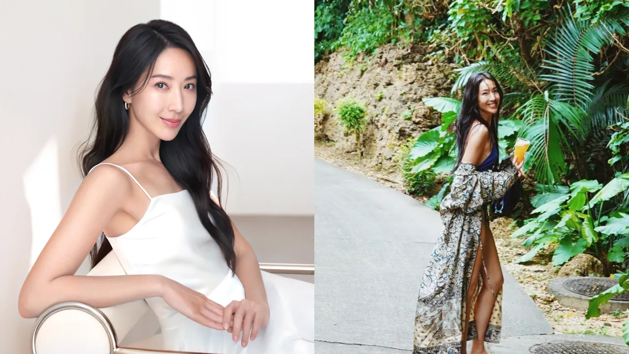 隋棠成為雅詩蘭黛白金逆齡好友。左圖品牌提供、右圖翻攝隋棠IG