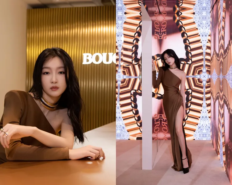 周冬雨。品牌提供