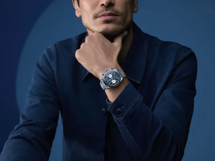 帝舵Black Bay Chrono腕錶新添「帝舵藍」錶面。品牌提供