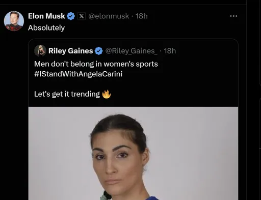 巴黎奧運|「性別爭議」風波延燒!川普、馬斯克加入戰局