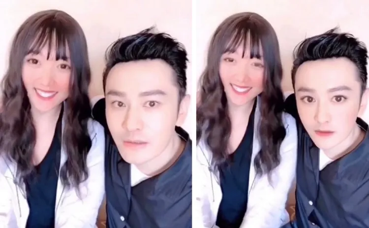 黃曉明開濾鏡後判若兩人。翻攝微博
