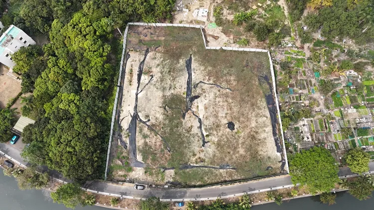 農21緊鄰農16重劃區，土地具備高價值，未來若重劃地價每坪至少200萬元。清景麟提供