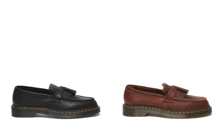 Dr. Martens Adrian Ambassador流蘇樂福鞋，各7280元。品牌提供